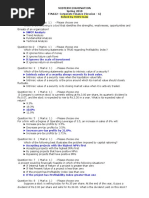 Midterm Examination Spring 2010 FIN622-Corporate Finance (Session - 6)