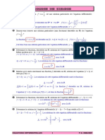 Corriges Equations Differentielles