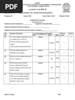 Department of Computer Engineering: Assignment No-4