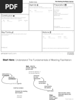 The Meeting Facilitator Canvas