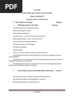 CTET-2011 Structure and Content of Syllabus (Paper I and Paper II)