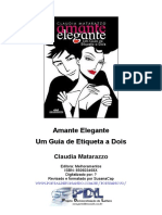 Claudia Matarazzo - Amante Elegante - Guia de Etiqueta A Dois - Rev