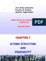 Chapter 7 Atomic Structure and Periodicity