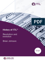 History of ITIL: Revolution and Evolution Brian Johnson