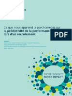 LivreBlanc Psychometrie Predictivite Performance Pearson TalentLens