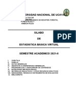 Silabo Estadistica Basica Ambientales 2021 Ii