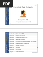 Numerical Fluid Mechanics: Chungen Yin, PH.D