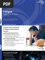 5.1 Fatigue - Toolbox Talk 04 - Workplace