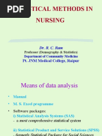 Statistical Methods in Nursing