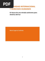 Seguridad Internacional y Derechos Humanos.