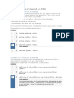 Conversão de Energia de 1 A 5 Gabaritada Nota 100 2019