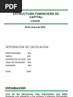 Antecedentes - Estructura Financiera de Capital