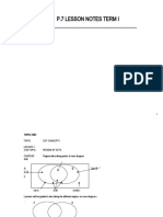 P.7 Mathematics Lesson Notes Term I