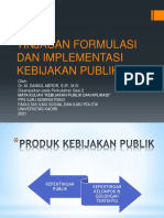 Tinjauan Formulasi Dan Implementasi Kebijakan Publik