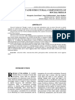 Concept and Structural Components of Social Skills: Margarita Jurevičienė, Irena Kaffemanienė, Jonas Ruškus