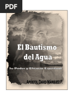 El Bautismo Del Agua