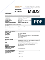 (MSDS) Organic Prickly Pear Seed Oil - Natural Sourcing, LLC