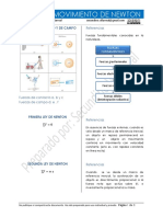 Leyes de Newton - Tabla de Formulas SV