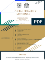 Distocias Fetales y Maternas