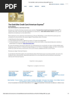 The Gold Elite Credit Card American Express® Thank You