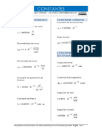 Constantes Universales SV