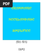 Grammaire Néerlandaise Simplifiée Weebly