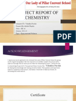 Project Report of Chemistry