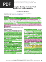 Exploring The Reading Strategies Used by Male and Female Students