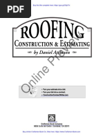 Roofing Construction Estimating Book Preview