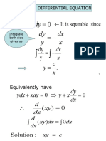 2.4 Exact Differential Equation