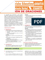 Supresión de Oraciones para Cuarto Grado de Secundaria