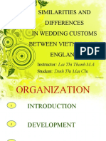 Similarities and Differences in Wedding Customs Between Vietnam and England