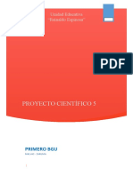 Proyecto Científico 5 Semana 1 Primero Bgu