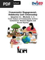 Community Engagement, Solidarity and Citizenship: Senior High School