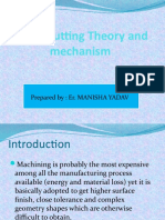 Metal Cutting Theory and Mechanism