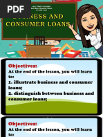 MODULE 5 Business and Consumer Loans - Part 1 PDF