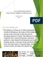 B'laan, Bukidnon, Higaonon and T'boli Tribe of Mindanao