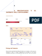 Max Weber - La Ética Protestante y El Espíritu Del Capitalismo