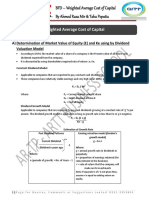 BFD - Weighted Average Cost of Capital by Ahmed Raza Mir & Taha Popatia