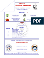 Indian Notices To Mariners: Edition NO. 21 Dated 01 NOV 2021