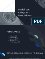 Sosialisasi Kebijakan Pendidikan