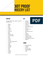 KEITH LAI Idiot Proof Grocery List