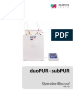 MA180-005 subPUR-duoPUR User Manual