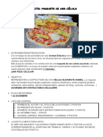 Maqueta Celular Pizza Celular Comestible