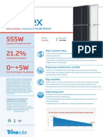 Datasheet Trina Solar Mono Crystalline 110 Cell 535Wp 540Wp 545Wp 550Wp 555Wp With Backsheet