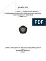 Panduan Penyusunan Pertanggungjawaban Keuangan Penelitian Pengabdian Dan Kerjasama