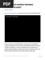 ¿Por Qué El Cerebro Humano Necesita El Arte? - Escuela Con Cerebro