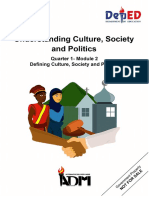 Understanding Culture Society and Politics - SLM2