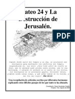 Mateo 24 y La Destrucción de Jerusalén.