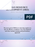 Human Resource Development (HRD) : Report By: Janella Recaplaza